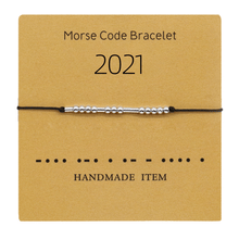 Load image into Gallery viewer, Funny Morse Code Couple Bracelet