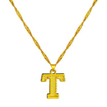 Load image into Gallery viewer, 18K Gold Plated Initial Letter Necklace