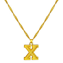 Load image into Gallery viewer, 18K Gold Plated Initial Letter Necklace