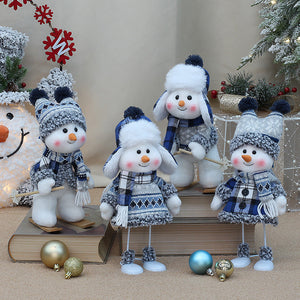 Christmas Blue New Fabric Doll