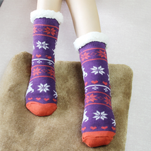 Load image into Gallery viewer, Thermal Fleece Slipper Socks