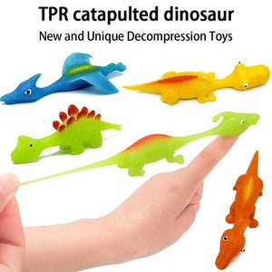 Slingshot Dinosaur Toys (Colors random)