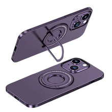 Load image into Gallery viewer, Magnetic Bracket Matte Hard Shell Phone Case