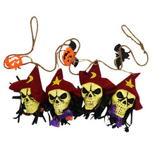 Load image into Gallery viewer, Halloween Decoration Skull String Pendant