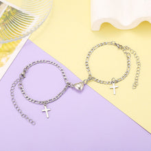 Load image into Gallery viewer, Magnetic Heart Bracelet Set