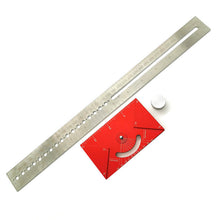 Load image into Gallery viewer, Aluminum alloy multifunctional angle ruler