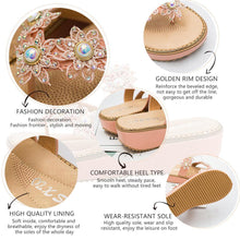 Load image into Gallery viewer, Women&#39;s Bohemian Sparkle Bling Flip Flops