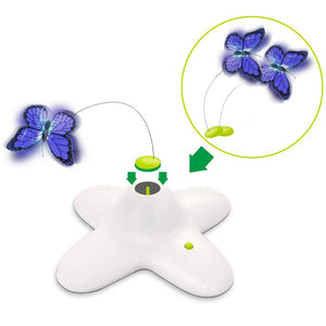 Automaic Butterfly Funny Cat Toy