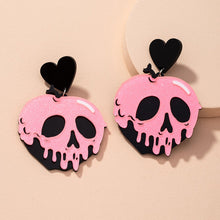 Load image into Gallery viewer, Acrylic Skull Women&#39;s Stud Earrings