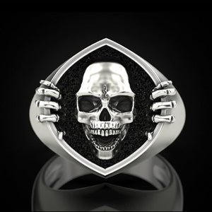 Neo-Gothic Style Skull Unisex Ring