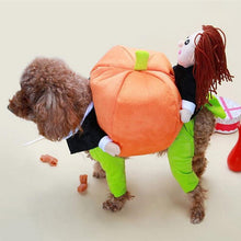 Load image into Gallery viewer, Pet Dog Pumpkin Halloween Costume