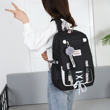 Load image into Gallery viewer, High School Backpack with USB Charging Port