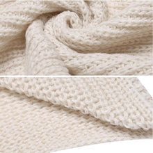 Load image into Gallery viewer, Hirundo Long Crochet Knitted Blanket Shawl