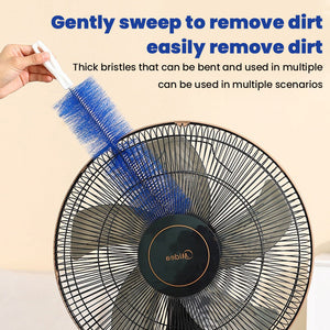 Fan cleaning brush