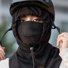 Load image into Gallery viewer, Hooded Face Mask with Neck Warmer for Cycling