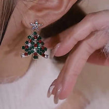 Load image into Gallery viewer, Christmas Tree Stud Earrings