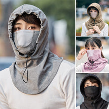 Load image into Gallery viewer, Hooded Face Mask with Neck Warmer for Cycling