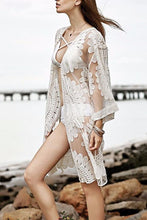 Load image into Gallery viewer, New Embroidered Lace Perspective Bikini Blouse