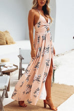 Load image into Gallery viewer, New Halter Backless High Slit Sleeveless Maxi Dresses.AQ