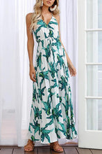 Load image into Gallery viewer, New V Collar Printing Sleeveless Beach Vacation Dress.AQ