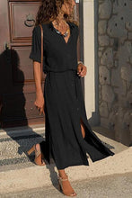 Load image into Gallery viewer, New Fashionable Loose Long Sleeved Maxi Dress