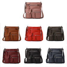 Load image into Gallery viewer, [PRE-SALE 7 DAYS] Multi-Pocket Soft PU Crossbody Bag