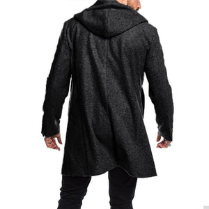 Men's Autumn & Winter Pure Color Jacket Cotton Coat