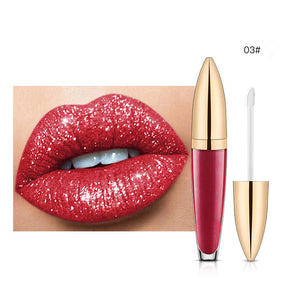 Diamond Lip Gloss Matte To Glitter Liquid Lipstick Waterproof