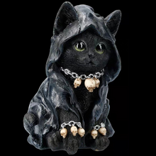 Load image into Gallery viewer, Gothic Cat Witch Grim Reaper Decoration