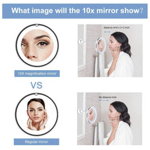 Load image into Gallery viewer, Hirundo Magnifying Makeup Mirror with LED Light