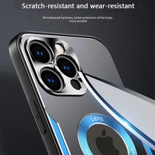 Load image into Gallery viewer, IPhone Metal Ring Fine Hole Anti-Fall Protective Shell