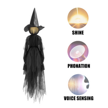 Load image into Gallery viewer, Halloween Witch Light Decoration