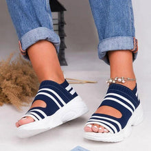 Load image into Gallery viewer, Casual Woven Wedge Comfy Open Toe Sandals