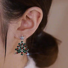 Load image into Gallery viewer, Christmas Tree Stud Earrings