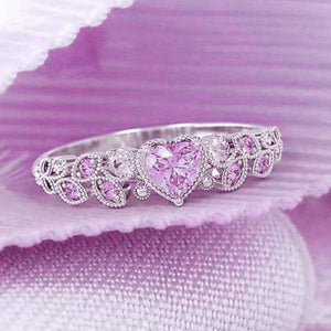 Fashion Heart Diamond Ring