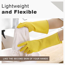 Load image into Gallery viewer, Rubber Thickened Cleaning Gloves