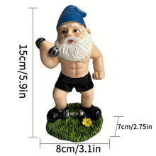 Load image into Gallery viewer, Funny Workout Garden Gnomes Statues