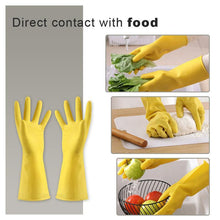 Load image into Gallery viewer, Rubber Thickened Cleaning Gloves