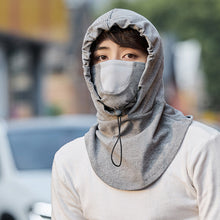 Load image into Gallery viewer, Hooded Face Mask with Neck Warmer for Cycling