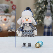 Load image into Gallery viewer, Christmas Blue New Fabric Doll