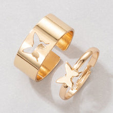 Load image into Gallery viewer, New Fashion Alloy Metal Couples Ring