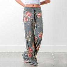 Load image into Gallery viewer, Pantalones Florales Holgados de Mujer, - Tejido Ligero