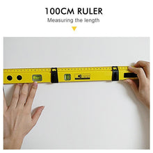 Load image into Gallery viewer, 3-in-1 Aluminum Alloy Spirit Level Compass Protractor