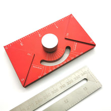 Load image into Gallery viewer, Aluminum alloy multifunctional angle ruler