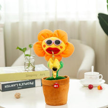 Load image into Gallery viewer, Sunflower singer with saxophone, funny toy