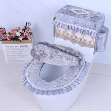 Load image into Gallery viewer, Three-piece Toilet Seat Cushion