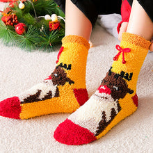 Load image into Gallery viewer, Coral Fleece Christmas Stocking Gift Box