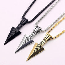 Load image into Gallery viewer, Matte Long Necklace with Arrow