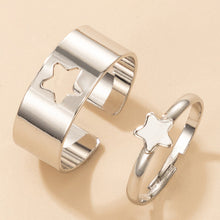 Load image into Gallery viewer, New Fashion Alloy Metal Couples Ring