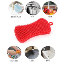 Load image into Gallery viewer, Silicone Kitchen Dishwashing Brush